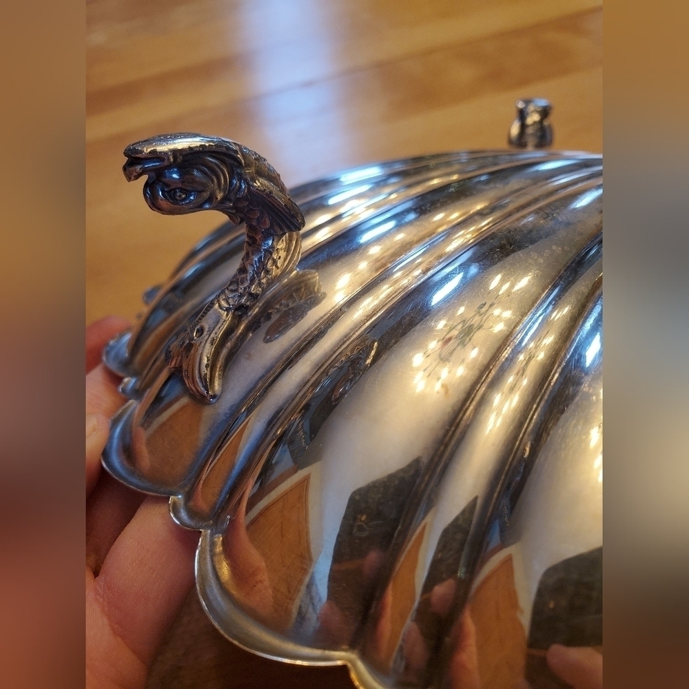 Sterling Silver Plated Serving Set - Picture 3 of 15